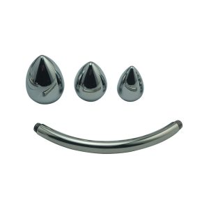 stimulateur prostatique en métal 25cm / MonSexToy