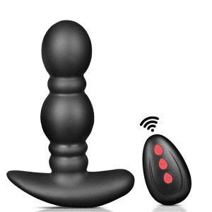 Plug anal gonflable et vibrant / MonSexToy