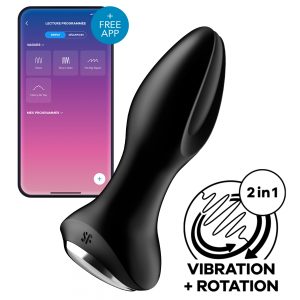 Plug anal vibrant et rotatif Rotator 2 / Satisfyer
