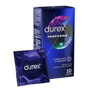 Préservatifs longue durée x10 Performa / Durex