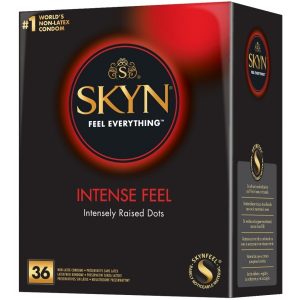 Préservatifs sans latex x36 INTENSE / Skyn